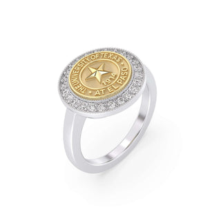 University of Texas At EL PASO | UTEP |234-10-SS- class seal ring | Star