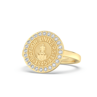 Anillo de sello de graduación de la Universidad de 249 Eternity Baylor