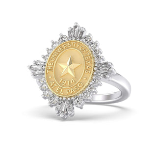 University of Texas At EL PASO | UTEP | 310-12X10-SS - class seal ring | STAR