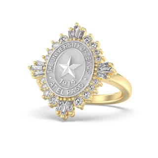 University of Texas At EL PASO | UTEP | 310-12X10-SS - class seal ring | STAR