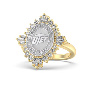 University of Texas At EL PASO | UTEP | 310-12X10-SS - class seal ring | PICK
