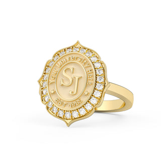 312 Grace 12x10mm University Collection Ring
