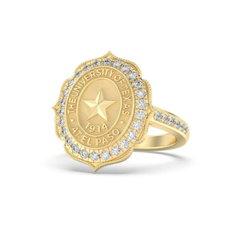 University of Texas At EL PASO | UTEP | 312-12X10-SOS - class seal ring | STAR