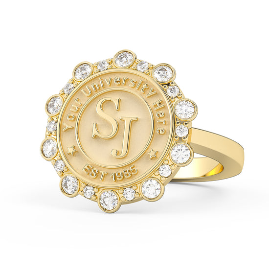 313 Blossom 12 MM University Collection Ring