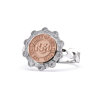UNM Class Ring | University of New Mexico Class Ring | New Mexico Jewelry | New Mexico Ring | UNM Lobos | 313 Blossom