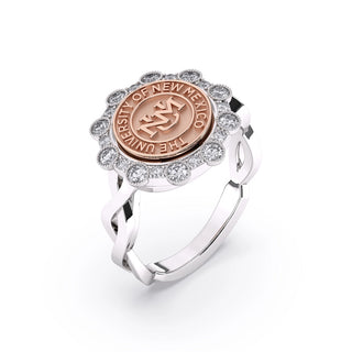 UNM Class Ring | University of New Mexico Class Ring | New Mexico Jewelry | New Mexico Ring | UNM Lobos | 313 Blossom