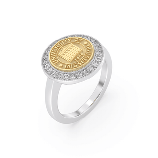 Anillo de sello de graduación de la Universidad de Mississippi de 234 Pursuit