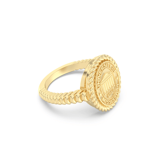 Anillo de sello de graduación de la Universidad de Mississippi de 252 Journey