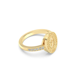 228 Anillo de sello de graduación de la Universidad Estatal de Vida Texas