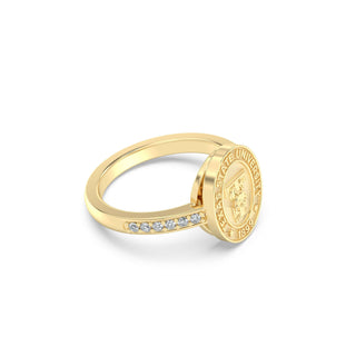 228 Anillo de sello de graduación de la Universidad Estatal de Vida Texas