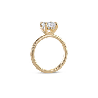 Lab Grown Cushion Diamond Engagement Ring | 10k