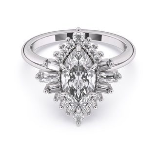 Giselle Engagement Ring | Diamond Engagement Ring | San Jose Jewelers