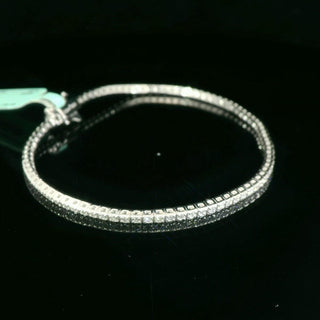 1.02 Carat Diamond Tennis Bracelet - 14k White Gold San Jose Jewelers