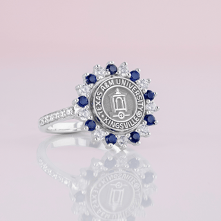TAMUK Ring | 245 Prestige | Texas A&M University Kingsville | Platinum Silver
