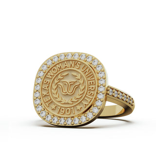 TWU Class Ring | Texas Woman's University Class Ring | TWU Graduation Ring | TWU Pioneers | 247 Milestone