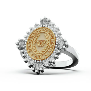 TWU Class Ring | Texas Woman's University Class Ring | TWU Graduation Ring | TWU Pioneers | 310 Glory