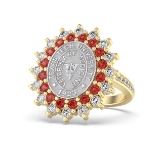 177 Success | Texas Tech University | Graduation | Class Ring | yellow | white| Silver | VET MED