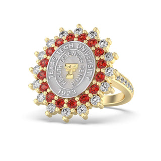 177 Success | Texas Tech University | Graduation | Class Ring | Two Tone Seal | yellow | white| Silver | HSC