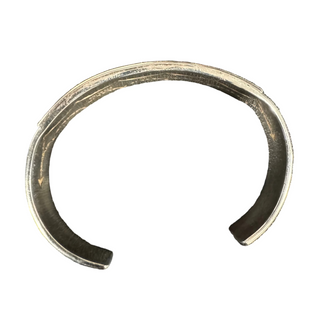 Tom Willeto Navajo Cuff Bracelet | Sterling Silver & 14K Gold
