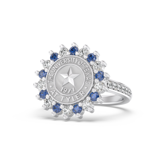 University of Texas at Tyler- graduation- class ring -245 Prestige