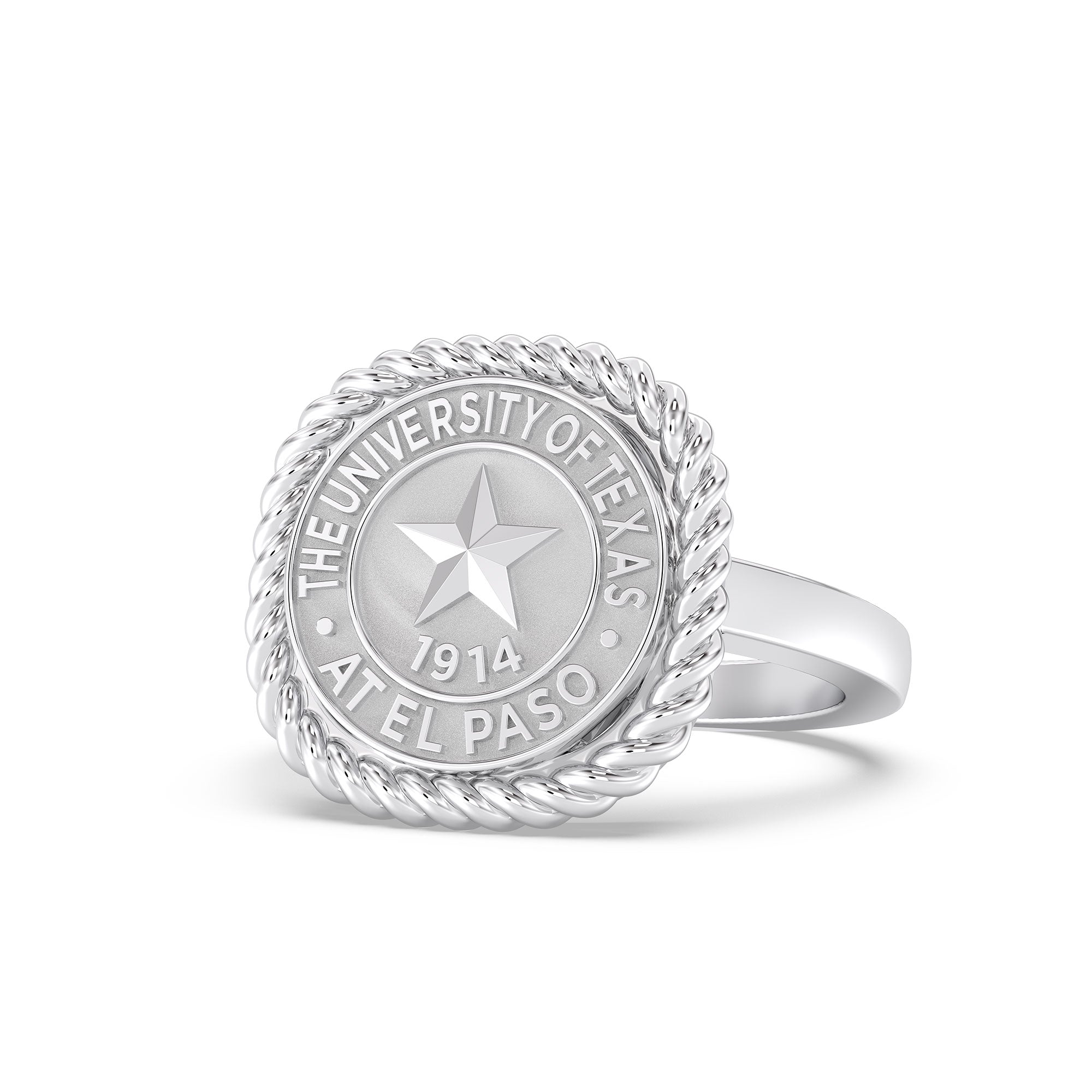 UTEP Ring: Classic Graduation Seal by San Jose Jewelers