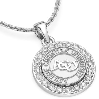 ACU Pendant | White 250 Triumph Abilene Christian University necklace