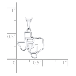 Baylor BU Necklace | Sterling Silver