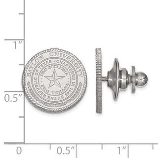 baylor university seal lapel pin tie tack size