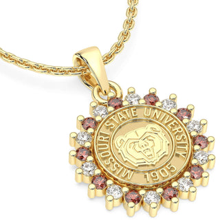 Missouri State Necklace Custom Graduation Pendant