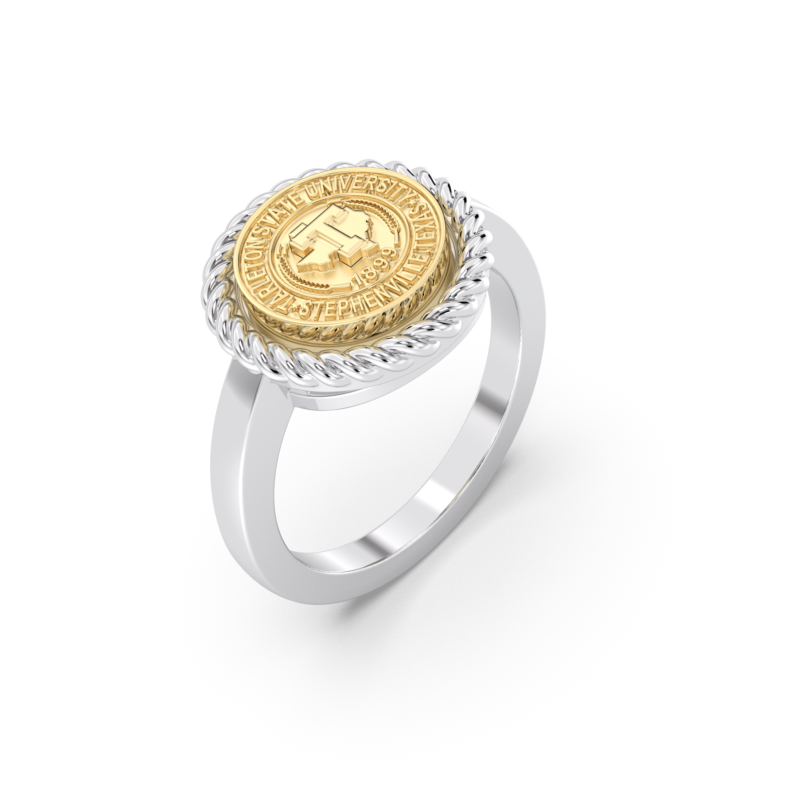 Tarleton State Ring 252 Journey Platinum Silver