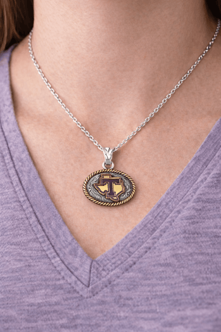  View details for Tarleton University Belt Buckle & Cattle Tag Pendants Tarleton University Belt Buckle & Cattle Tag Pendants