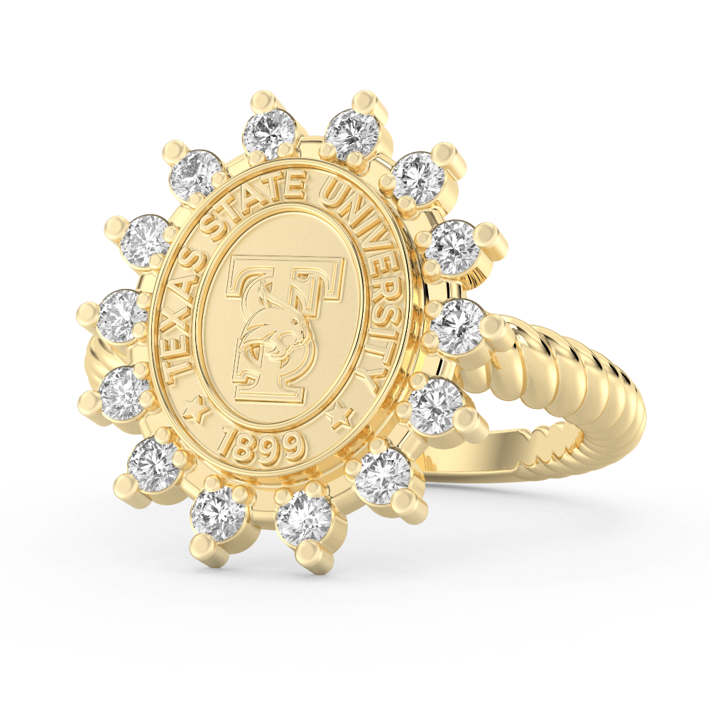Texas State University Ring | 193 Cherish | TXST – San Jose Jewelers