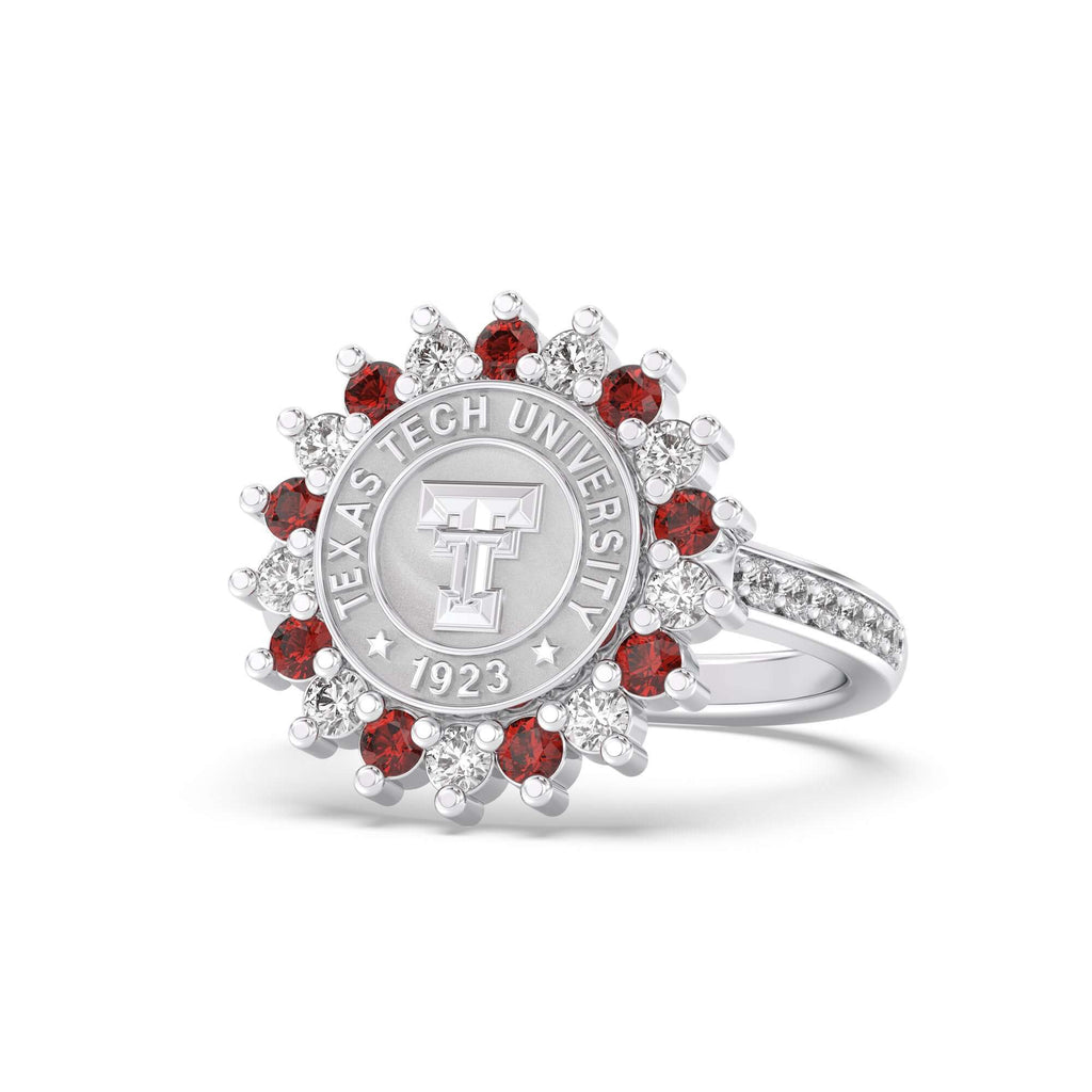 Texas Tech University Ring 245 Prestige TTU Platinum Silver