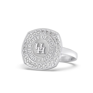 University of Houston | UH | UofH | 237 Luna Silver Graduation Class of Ring