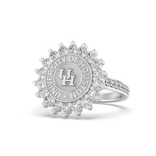 University of Houston | UH | UofH | 245 Prestige Silver Graduation Class of Ring
