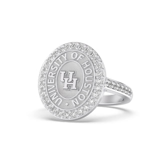 University of Houston | UH | UofH | 249 Eternity Silver Graduation Class of Ring