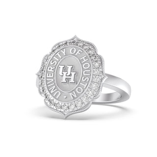 University of Houston | UH | UofH | 312 Grace Silver Graduation Class of Ring