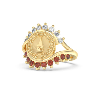 71 Anillo de Sello de Graduación de la Universidad Fierce del Verbo Encarnado