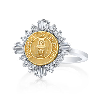 The Glory 310 10 mm university seal ring by san jose jewelers. 