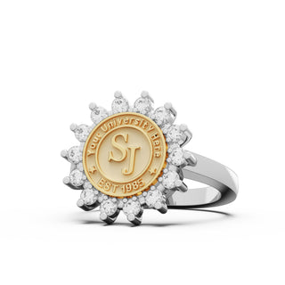 University Collection 193 Cherish Class Ring | San Jose Jewelers Waco TX | Graduation Ring