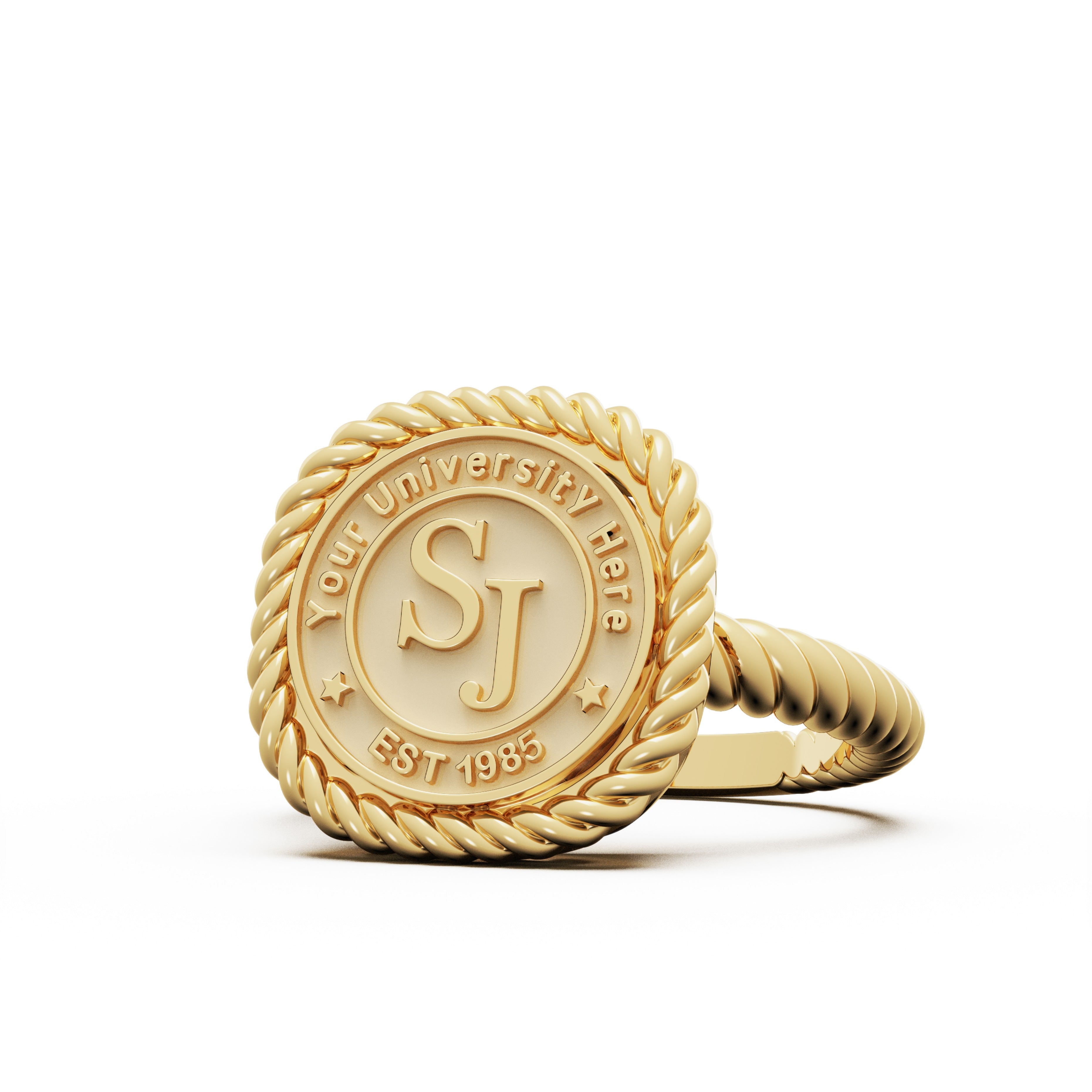 Ross coin cheap rings