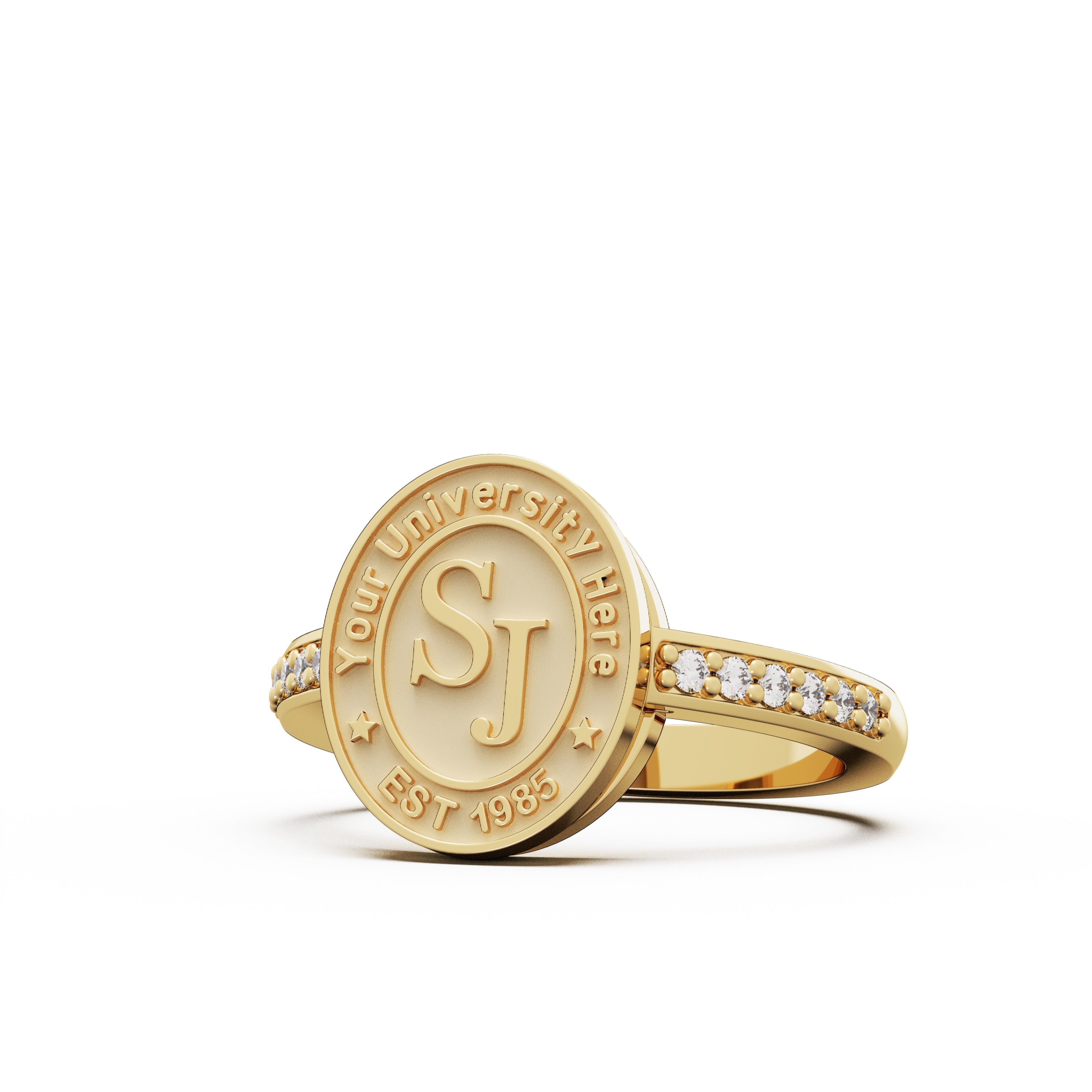 228 Vida Mississippi State University Ring San Jose Jewelers