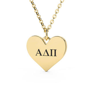 Heart Necklace Alpha Delta Pi