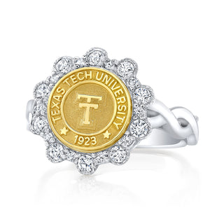 The Blossom 313 university seal ring by San Jose Jewelers. 