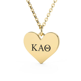 Collar Corazón Kappa Alpha Theta