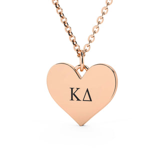 Heart Necklace Kappa Delta
