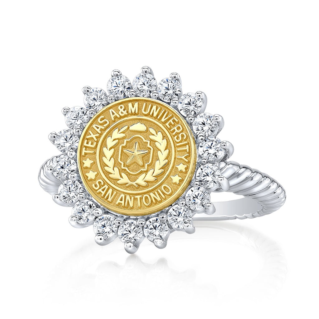 The Prestige 245 10 mm university collection ring by san jose jewelers. 
