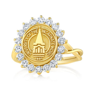 The Prestige 245 12x10 mm university collection ring by san jose jewelers. 