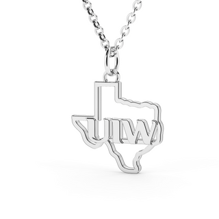 Stainless University of the Incarnate Word UIW Texas Pendant