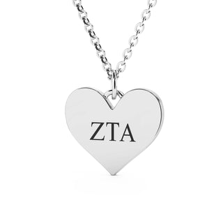 Heart Necklace Zeta Tau Alpha